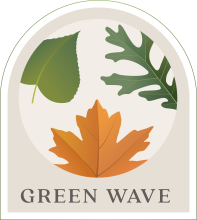 Green wave campaign logo